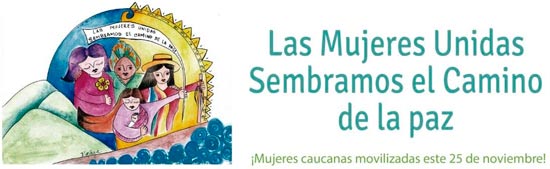 Movilización ¡mujeres en la vía sembrado la paz! Movilización ¡mujeres en la vía sembrado la paz!