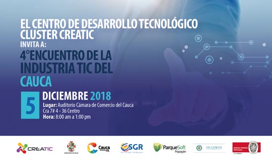 Cuarto encuentro de la industria TIC del Cauca Cuarto encuentro de la industria TIC del Cauca