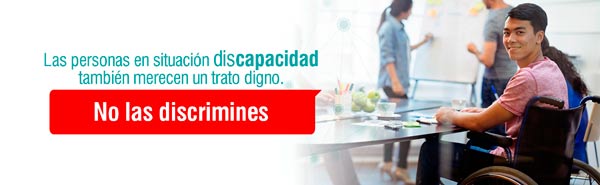 Por una sociedad inclusiva, cero discriminación Por una sociedad inclusiva, cero discriminación