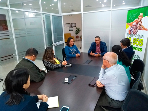 Gerente de la Lotería del Cauca se reunió con distribuidores