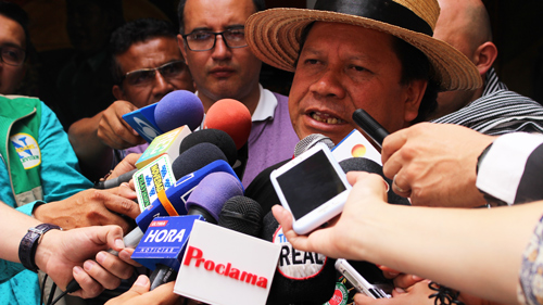 Giovanny Yule del CRIC anuncia que la Minga se mantiene