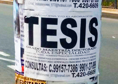 El negocio de hacer tesis en Colombia Se hacen tesis
