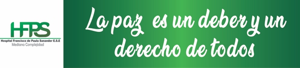 La paz es un deber y un derecho