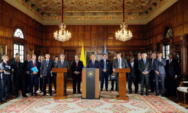 ONU respalda el proceso de paz; Uribe lo impugna ONU respalda el proceso de paz; Uribe lo impugna