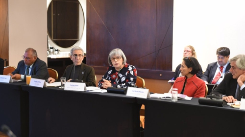 Representantes del Sistema de Verdad, Justicia y Reparación con el Consejo de Seguridad Representantes del Sistema de Verdad, Justicia y Reparación con el Consejo de Seguridad