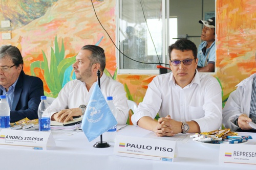 alcalde de Caldono, Paulo Piso alcalde de Caldono, Paulo Piso