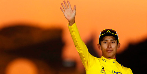 El grito de independencia de Egan Bernal El grito de independencia de Egan Bernal