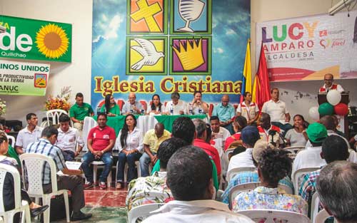 ASOCOMUNAL, ANUC y Partido Verde manifestaron apoyo a Lucy Amparo