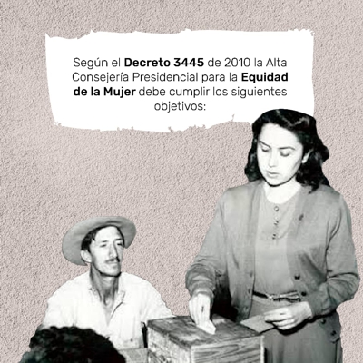 LAS MUJERES EN LA POLÍTICA COLOMBIANA LAS MUJERES EN LA POLÍTICA COLOMBIANA