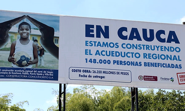 Afrocaucana entregará agua potable a 5 municipios