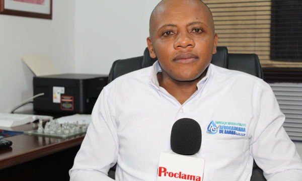 Óscar Eduardo Larrahondo Balanta, gerente de Afrocaucana de Aguas