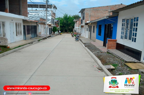 Calles de Miranda pavimentadas Calles de Miranda pavimentadas