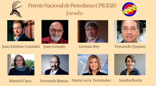 Connotados periodistas integran el jurado del Premio CPB