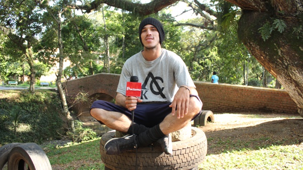 Daniel Ríos, traceur.