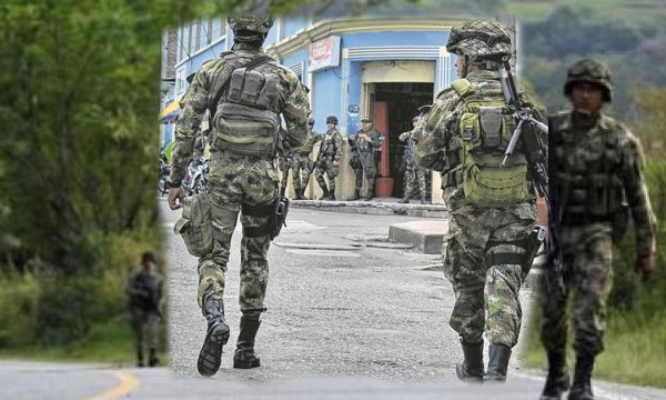 Hostigan al Ejército en el norte del Cauca Hostigan al Ejército en el norte del Cauca