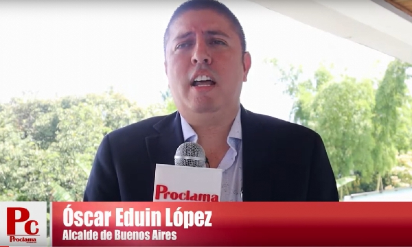 Óscar Eduin López Sánchez, alcalde municipal de Buenos Aires, Cauca