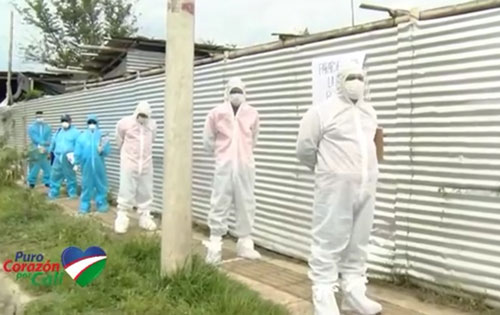 Verificación de protocolos de bioseguridad en obras de Cali