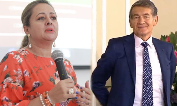 Olga Lucía Zuluaga Rodríguez, directora ejecutiva ACESI / Ministro de Trabajo, Ángel Custodio Cabrera. Asociación de ESE e IPS condiciona dotación de bioseguridad