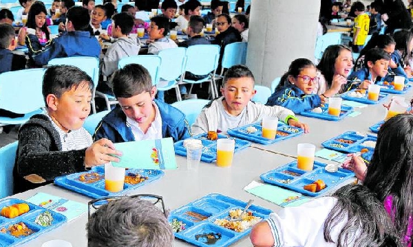 La alimentación de los escolares no podrá ser virtual