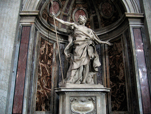 Longinos en la Plaza de San Pedro- Foto Wikipedia