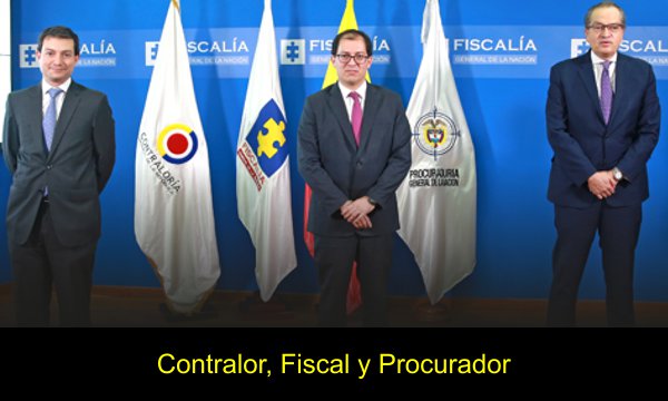 Contralor, Fiscal y procurador Ni siquiera el Coronavirus afecta a los corruptos