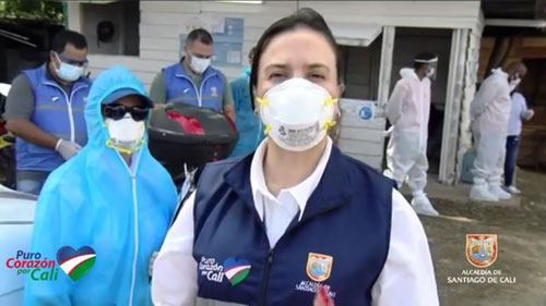 Verificación de protocolos de bioseguridad en obras de Cali