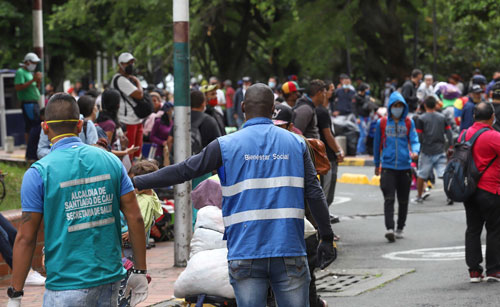 Venezolanos que fueron repatriados estaban recién llegados a Cali