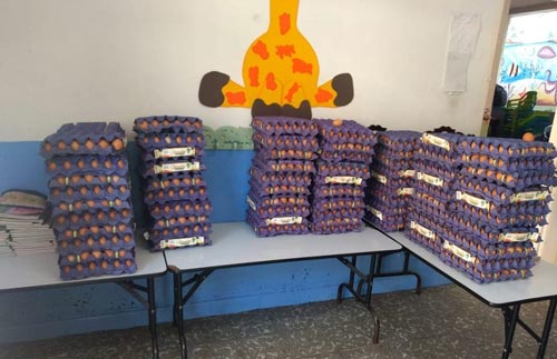 Ayudas a familias de Atención Integral a la Niñez Comfacauca.