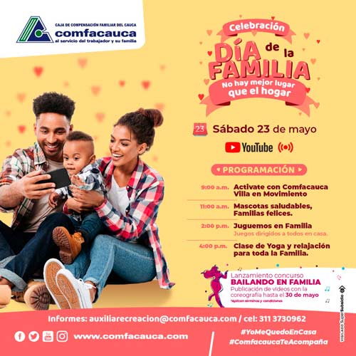 Celebra el día de la familia con Comfacauca Celebra el día de la familia con Comfacauca