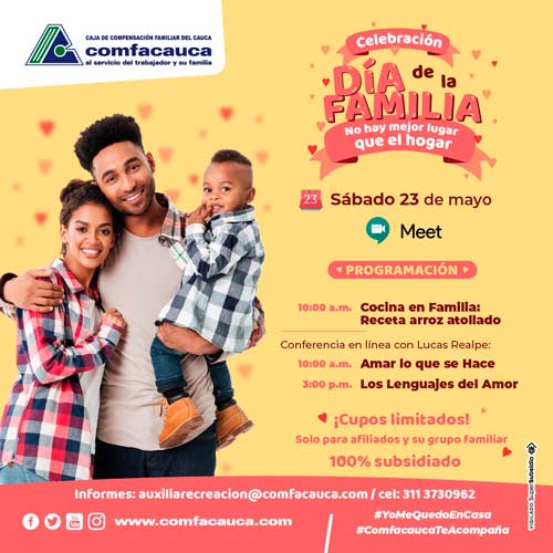 Celebra el día de la familia con Comfacauca Celebra el día de la familia con Comfacauca