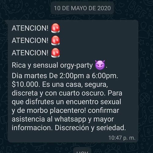 Desactivan fiesta sexual al norte de Cali, en medio de la cuarentena
