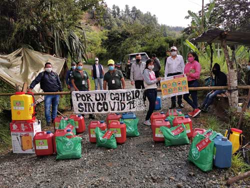 Entregan kits de bioseguridad en zonas rurales