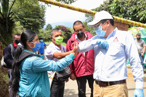 Entregan elementos de bioseguridad y desinfección a líderes comunitarios en el Cauca Entregan elementos de bioseguridad y desinfección a líderes comunitarios en el Cauca
