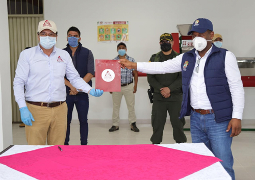 Entregan elementos de bioseguridad y desinfección a líderes comunitarios en el Cauca