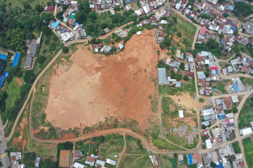 Montaña en Santander de Quilichao presenta riesgo de derrumbe