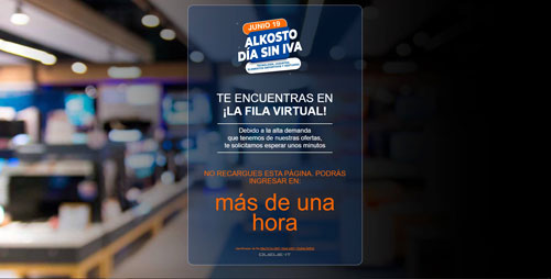 Cierran temporalmente Alkosto por aglomeración de personas