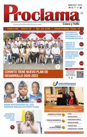 En circulación edición impresa No. 422 Proclama del Cauca y Valle En circulación edición impresa No. 422 Proclama del Cauca y Valle