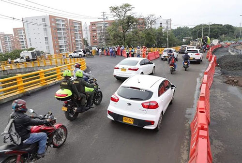 Habilitado el retorno de la carrera 100 con calle 25 en Cali