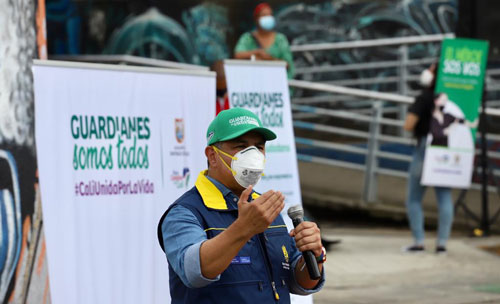Ospina realizó el lanzamiento de la campaña Guardianes Somos Todos