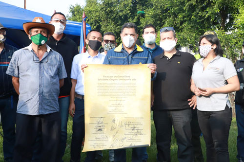 Se firmó el pacto por una Santa Elena Saludable y Segura