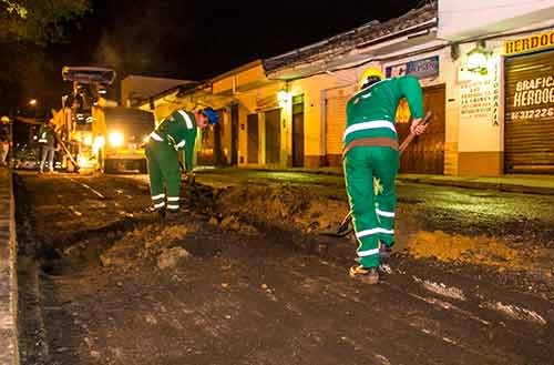 Reinician obras de reparcheo y mantenimiento vial Reinician obras de reparcheo y mantenimiento vial