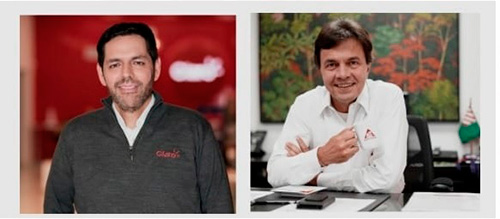 Carlos Zenteno, presidente del operador Claro Colombia y Roberto Vélez Vallejo, gerente general de la Federación Nacional de Cafeteros FEDERACIÓN NACIONAL DE CAFETEROS Y CLARO FIRMARON ALIANZA