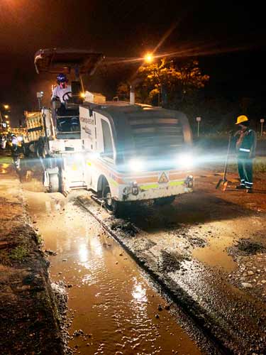 Avanzan las obras viales en la ciudad Avanzan las obras viales en la ciudad