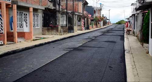 Culminación obras de pavimentación calle “La Primavera”