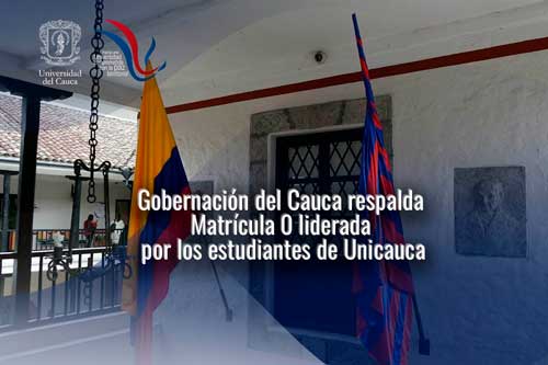 Matrícula cero a estudiantes caucanos de estratos 1 y 2