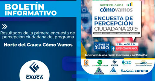 Encuesta de Percepción Ciudadana del programa Norte del Cauca 