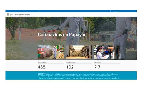 Alcaldía de Popayán lanzó la plataforma Reporte COVID 19 Alcaldía de Popayán lanzó la plataforma Reporte COVID 19