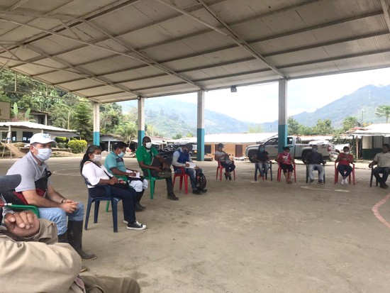 Avanza construcción de PTAR en la vereda La Secreta en Corinto Avanza construcción de PTAR en la vereda La Secreta en Corinto