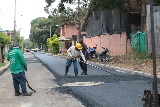 Avanza pavimentación de vías en Santander de Quilichao