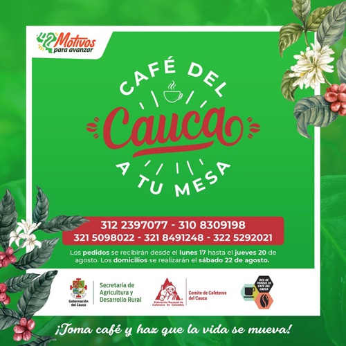 El Café del Cauca a tu mesa